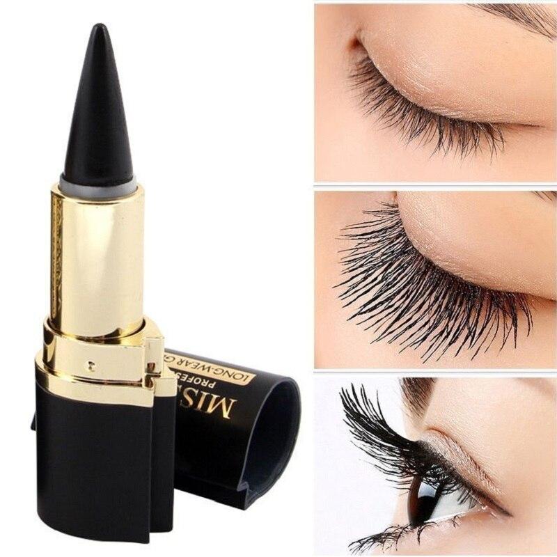 1PCS Natural Black Eyeliner Cream Waterproof Long-lasting Quick Dry Eye Liner Pen Makeup Tools Eyeliner Pencil Cosmetics