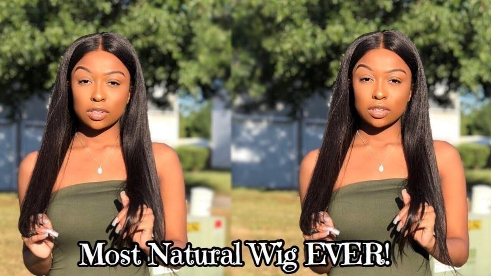 12A Raw Indian Hair HD Lace Frontal Wig Brazilian Virgin Swiss Lace Frontal Bone Straight Human Hair Wigs For Black Women
