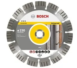 BOSCH 2608602665 230MM BEST UNIVERSAL AND METAL DIAMOND CUTTING DISC