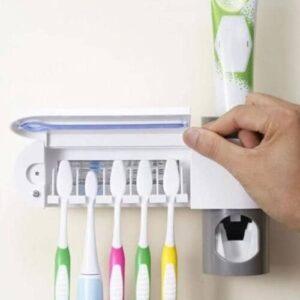 Electric Toothbrush Sterilizer and Toothpaste Holder