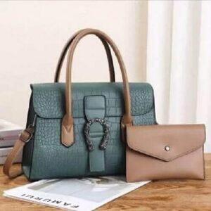 Retro-style Women's Handbag with a Purse